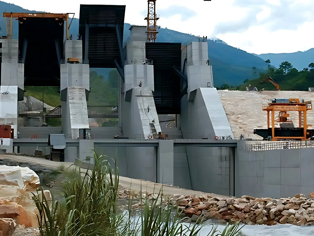 Hydraulic Radial Gates at NEA, Middle Marsyangdi Project, 70MW